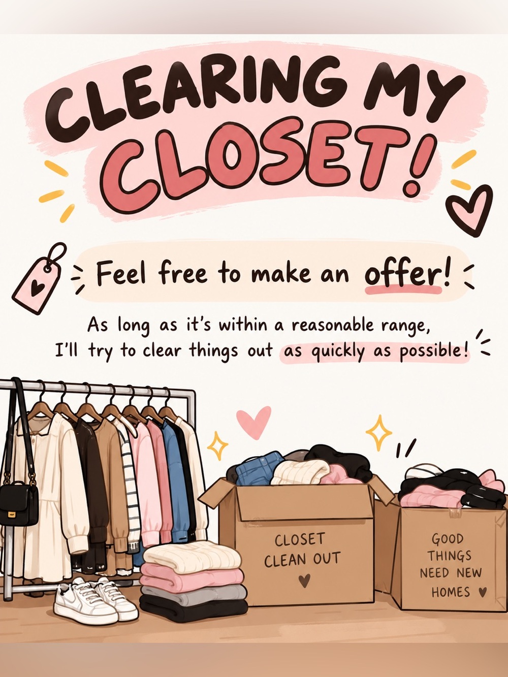 ✨ CLOSET CLEAR OUT ✨